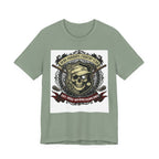 Skull & Crossed Golf Clubs Tee | "Leatherface's Country Club" Vintage Horror Golf Shirt | Wild Green Golf