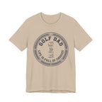 Golf Dad Life Is Full Of Choices T-Shirt | Iron Beer Golf Crest Tee | Wild Green Golf