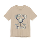 Best Dad By Par Golf T-Shirt | Funny Father's Day Golf Tee | Wild Green Golf