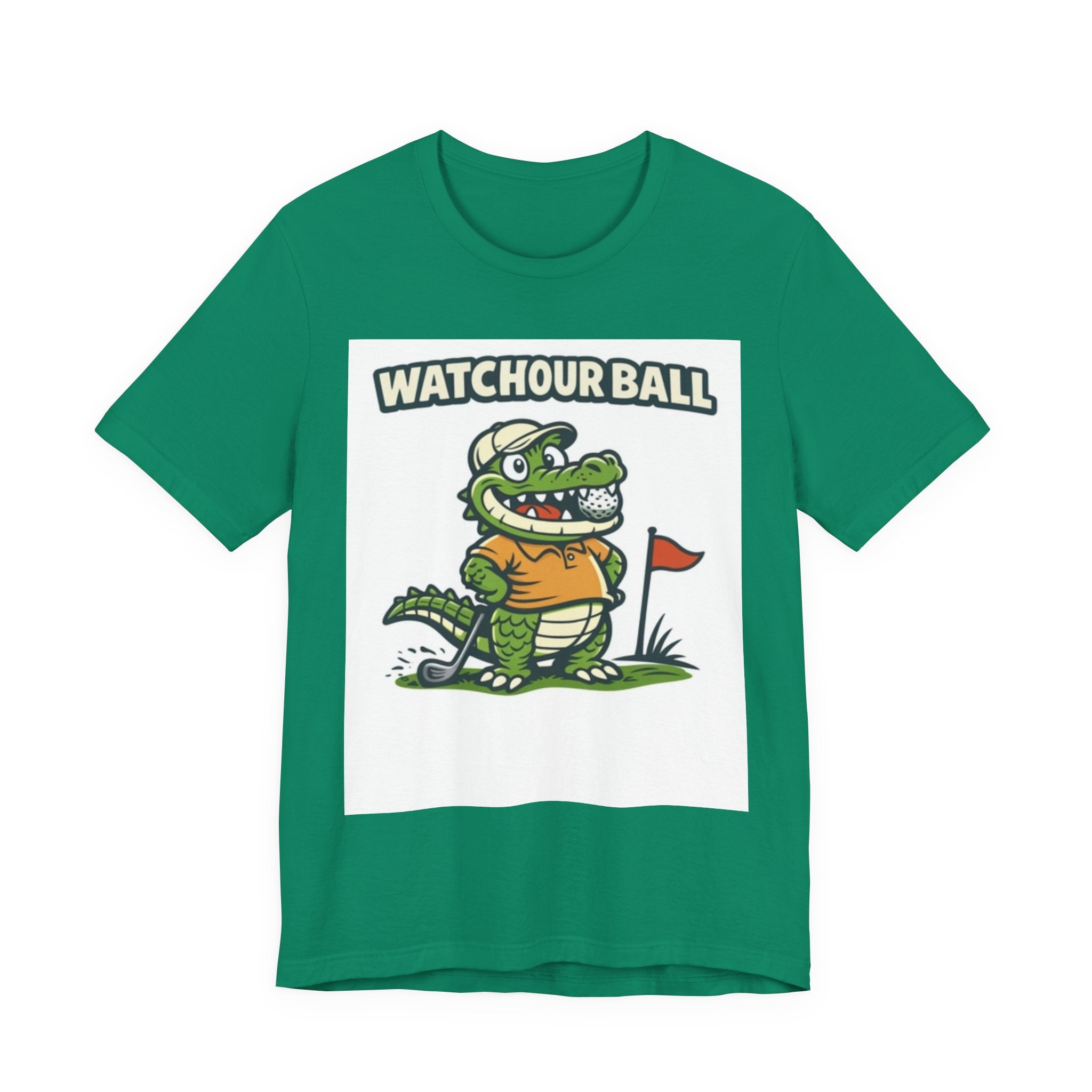 Watch Your Ball Golf T-Shirt | Funny Alligator Golf Tee | Golf Humor Gift