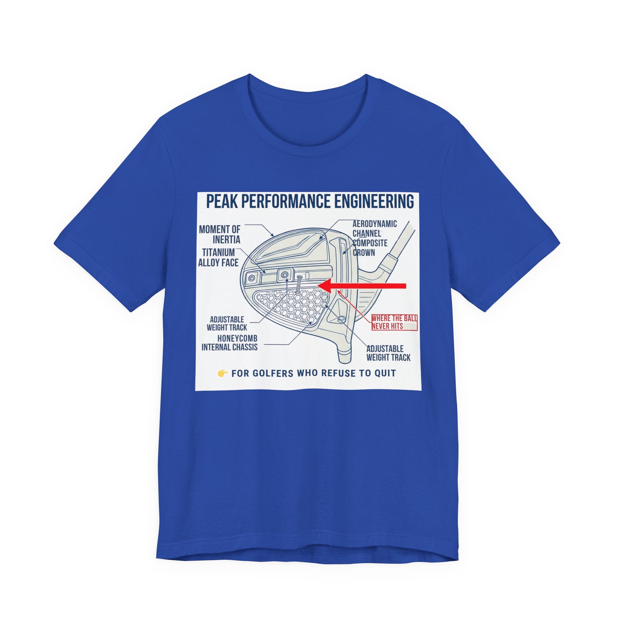 Peak Performance Engineering Golf T-Shirt | Funny Golf Shirt | Golf Gift
