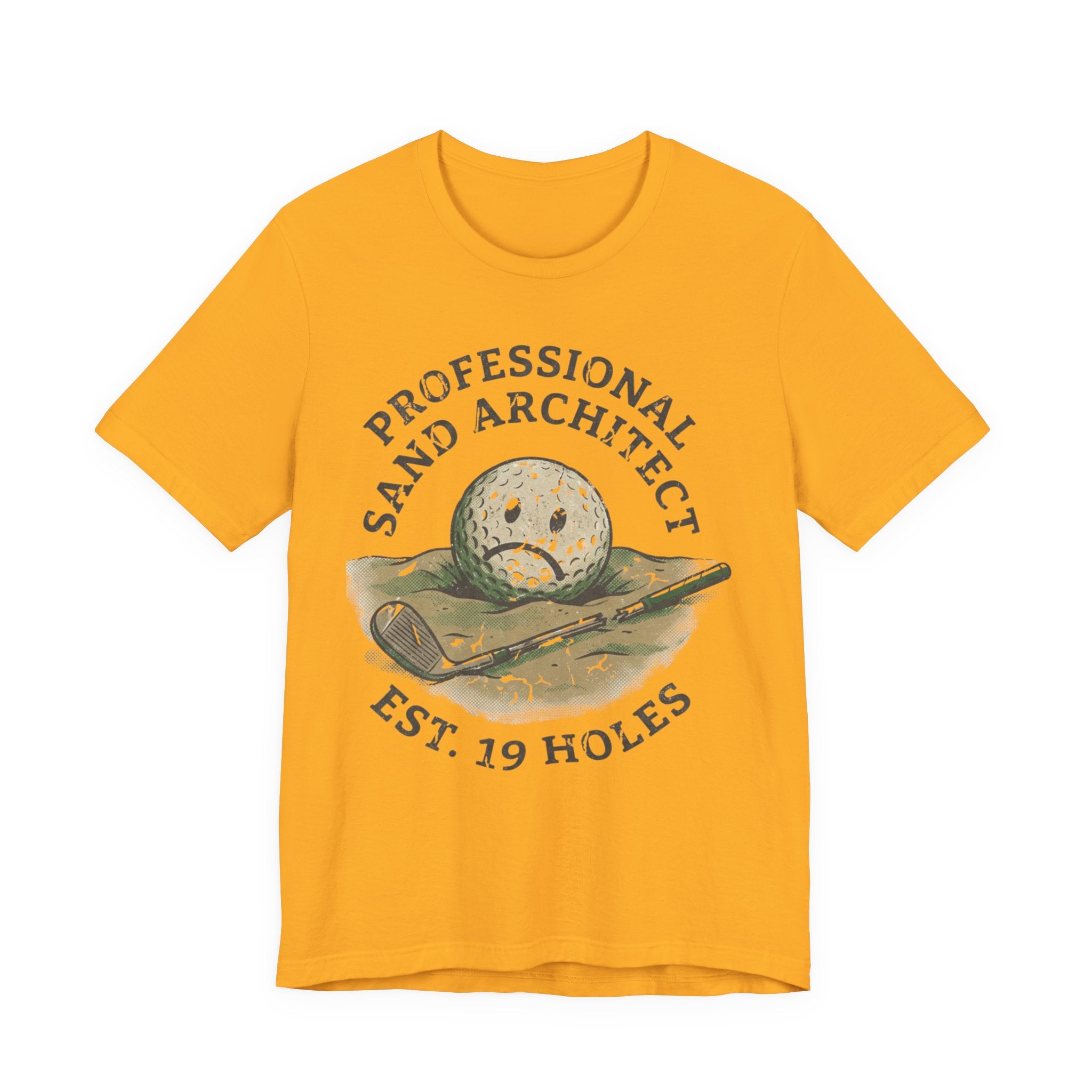 Professional Sand Architect Golf T-Shirt | Funny Bunker Golf Tee | Golf Gift