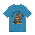 Course Maintenance Officer Funny Golf T-Shirt | Golf Divot Humor | Golfer Gift Tee