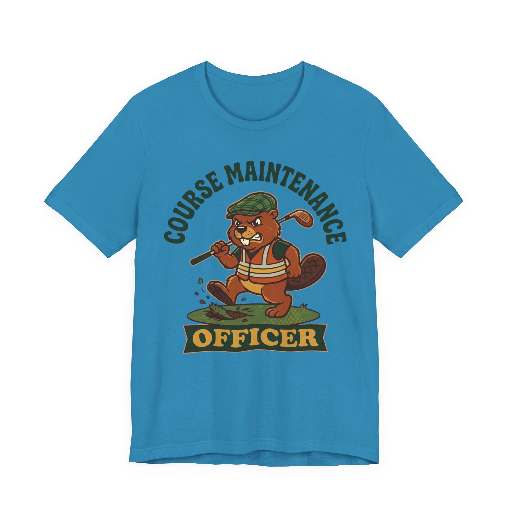 Course Maintenance Officer Funny Golf T-Shirt | Golf Divot Humor | Golfer Gift Tee