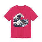 Water Warrior Golf T-Shirt | Samurai Great Wave Golf Bag | Golf Legend Series | Wild Green Golf