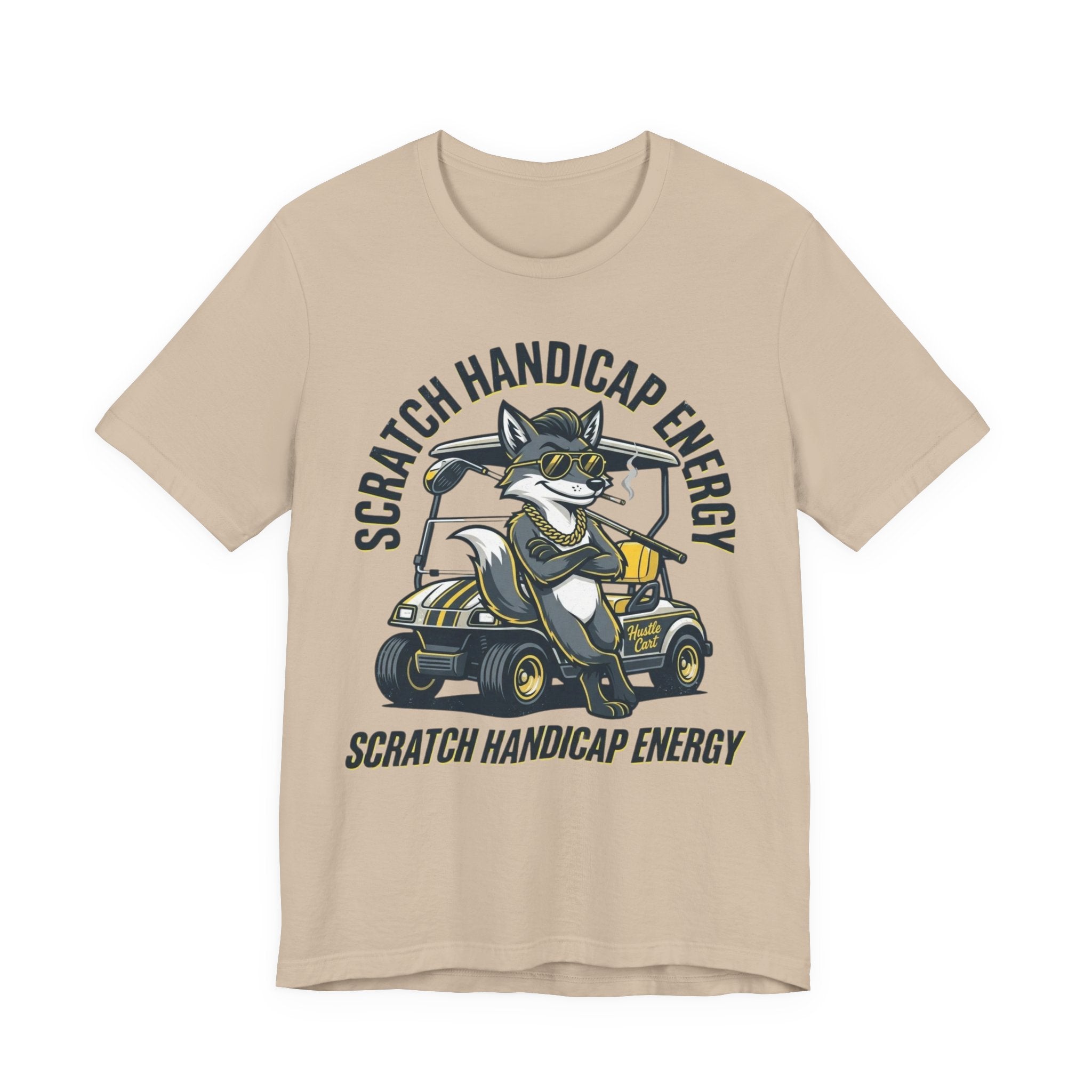 Scratch Handicap Energy Funny Golf T-Shirt | Low Handicap Humor | Golf Gift Tee
