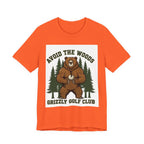 Avoid The Woods Grizzly Golf Club T-Shirt | Funny Golf Shirt | Golf Gift For Him