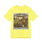 Retirement Schedule Funny Golf T-Shirt | Retired Golfer Gift | Golf Cart Humor Tee