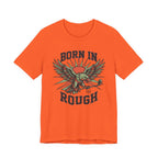 Born In The Rough Eagle Graphic Golf T-Shirt | Funny Golf Gift | Golf Eagle Tee