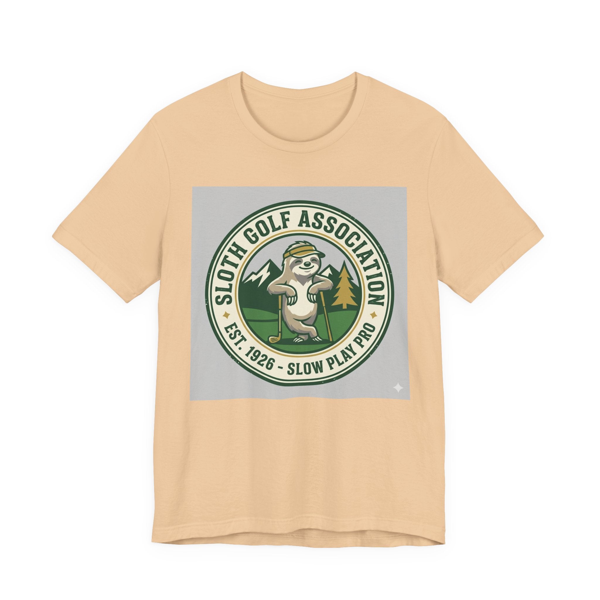 Sloth Golf Association Funny Golf T-Shirt | Slow Play Humor | Golfer Gift Tee