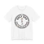Golf Dad Life Is Full Of Choices T-Shirt | Iron Beer Golf Crest Tee | Wild Green Golf