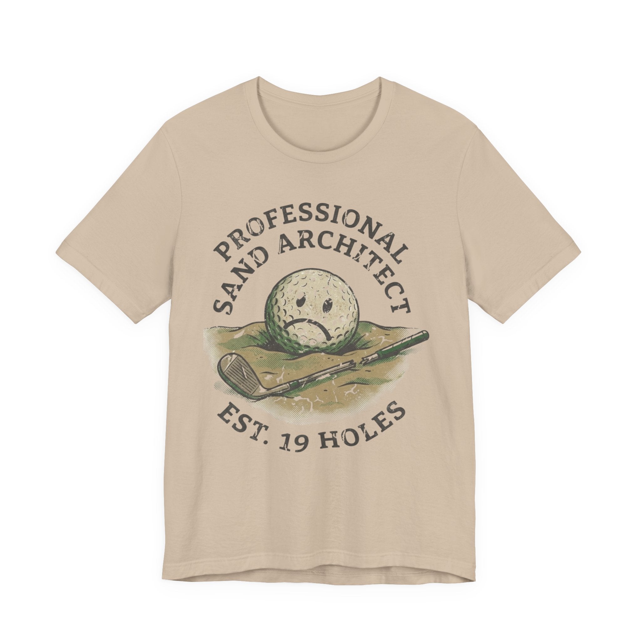 Professional Sand Architect Golf T-Shirt | Funny Bunker Golf Tee | Golf Gift