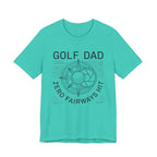 Golf Dad Zero Fairways Hit T-Shirt | Technical Specification Tee | Wild Green Golf