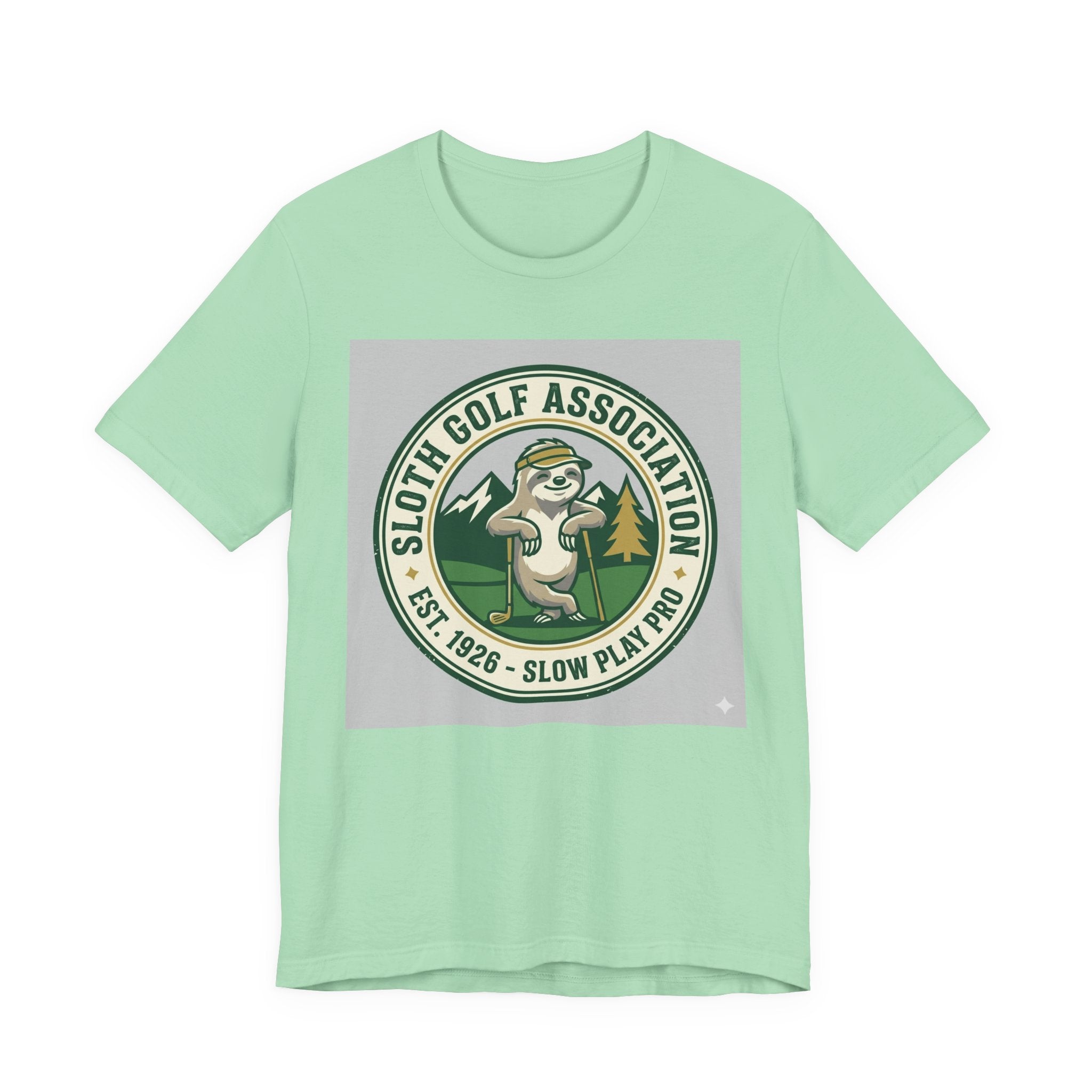 Sloth Golf Association Funny Golf T-Shirt | Slow Play Humor | Golfer Gift Tee