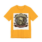 Skull & Crossed Golf Clubs Tee | "Leatherface's Country Club" Vintage Horror Golf Shirt | Wild Green Golf