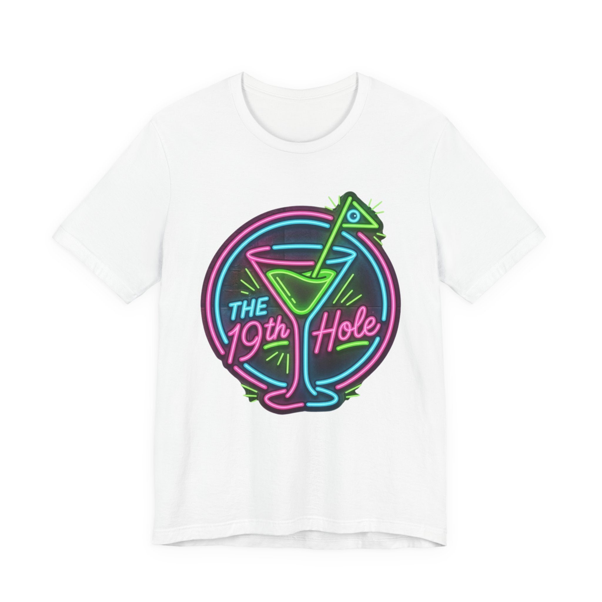 The 19th Hole Cocktail Golf T-Shirt | Golf Bar Shirt | Funny Golf Drinks Tee