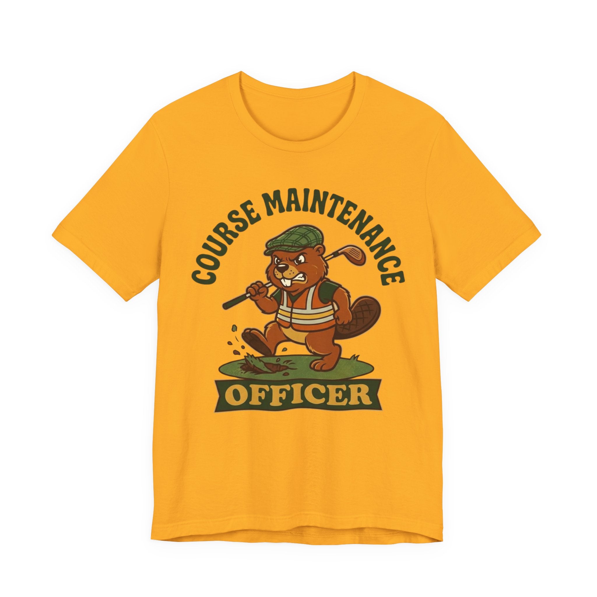 Course Maintenance Officer Funny Golf T-Shirt | Golf Divot Humor | Golfer Gift Tee