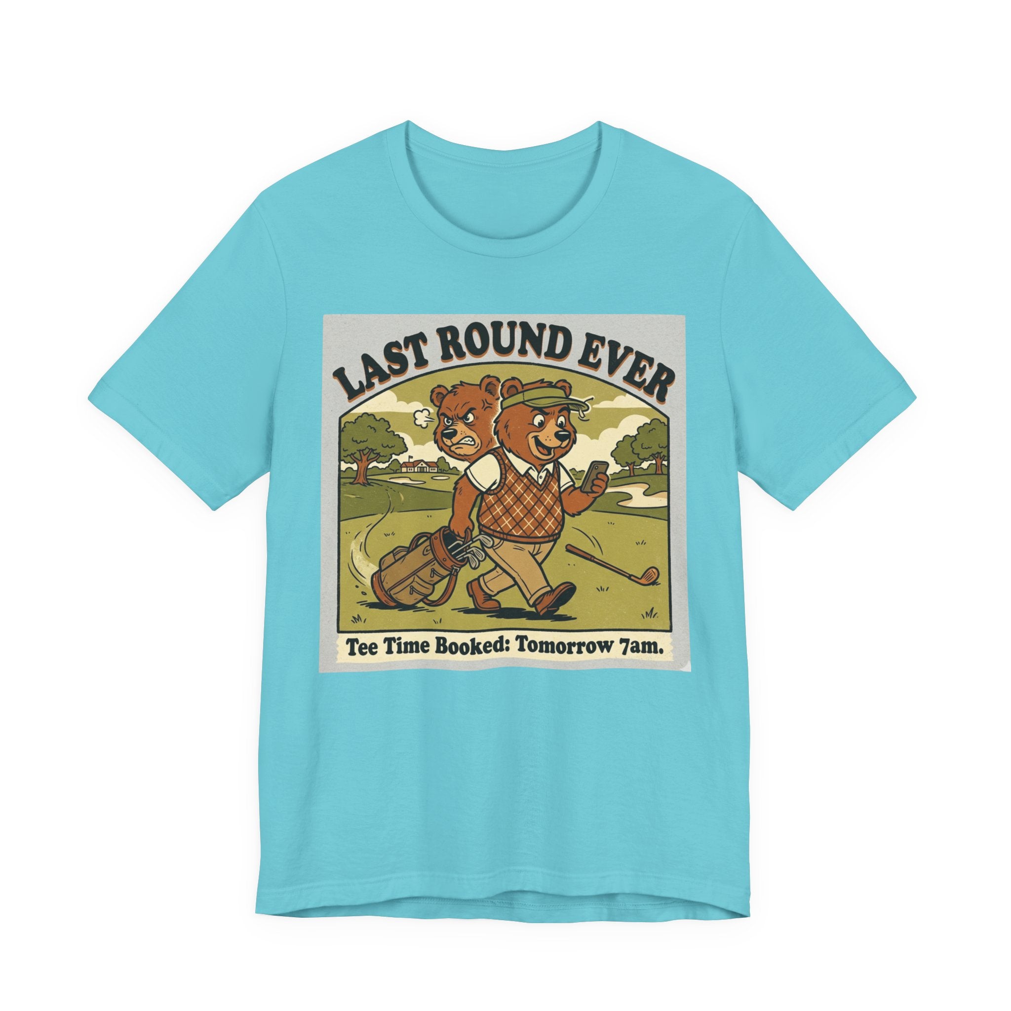 Last Round Ever Funny Golf T-Shirt | Golfer Gift | Tee Time Humor Tee