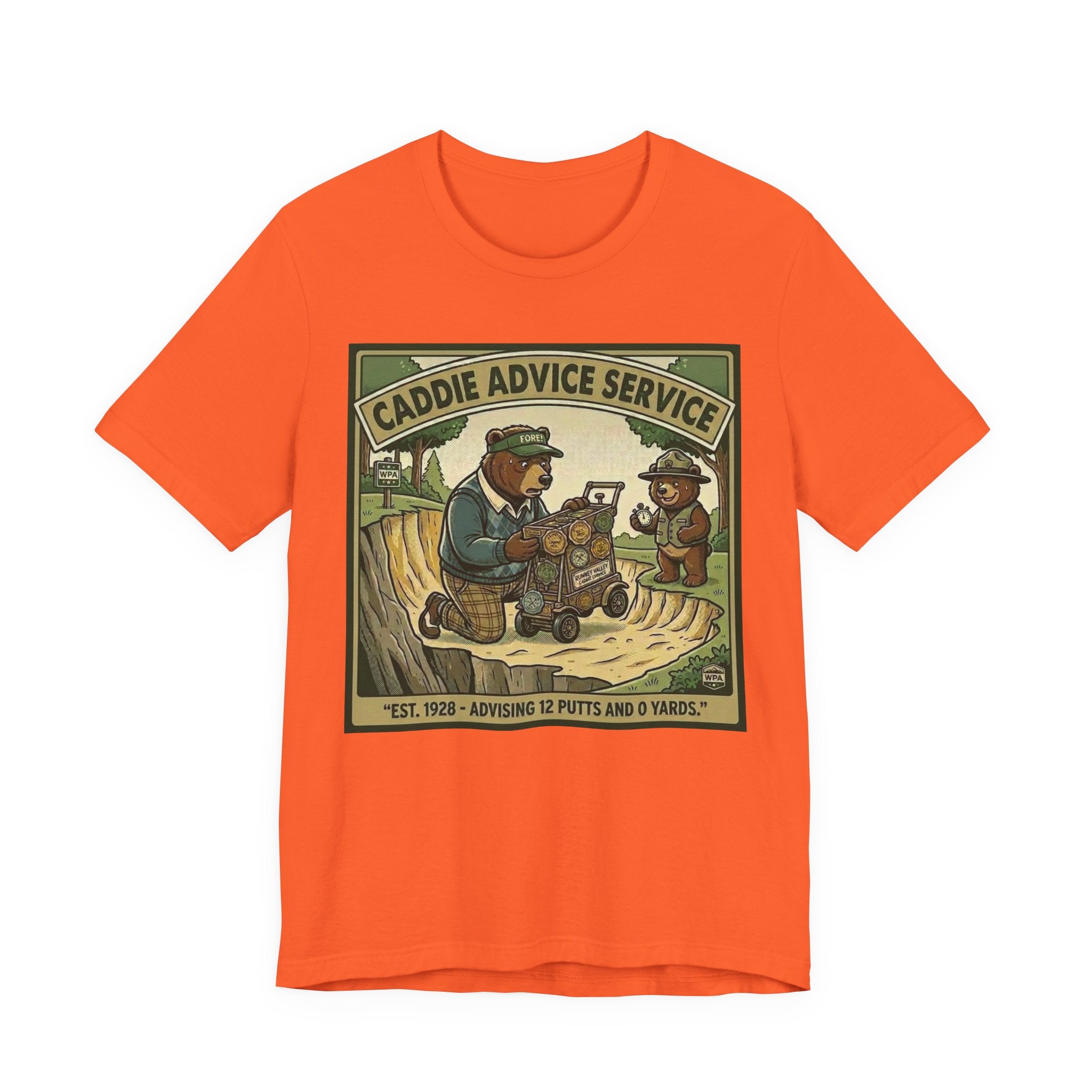 Caddie Advice Service Funny Golf T-Shirt | Golf Humor Vintage Tee | Golfer Gift