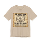 Wanted: The Equipment Blamer Golf T-Shirt | Crimes Against Golf | Wild Green Golf