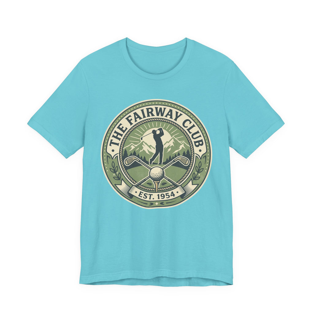 The Fairway Club Golf T-Shirt | Vintage Crest Tee Est. 1954 | Wild Green Golf