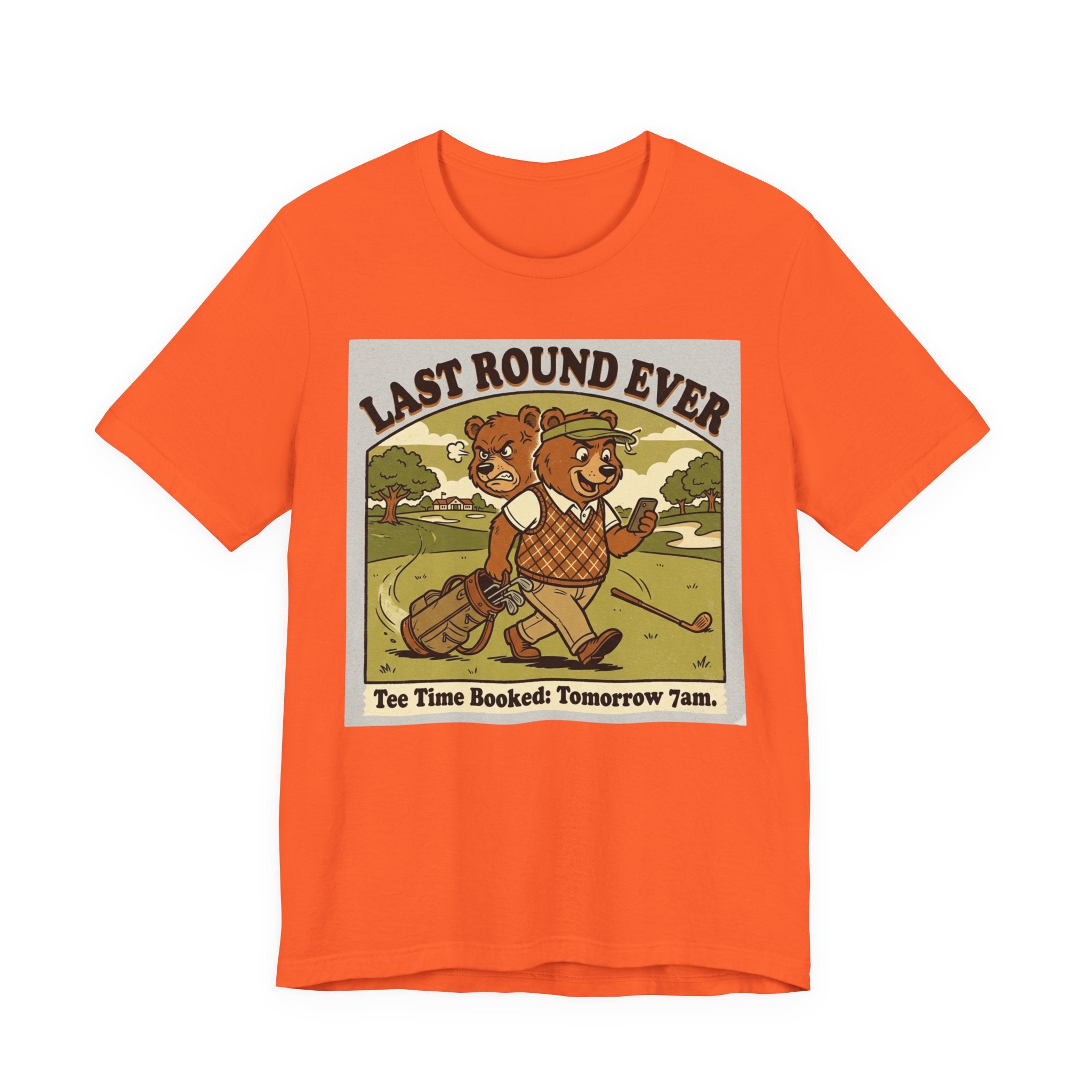 Last Round Ever Funny Golf T-Shirt | Golfer Gift | Tee Time Humor Tee