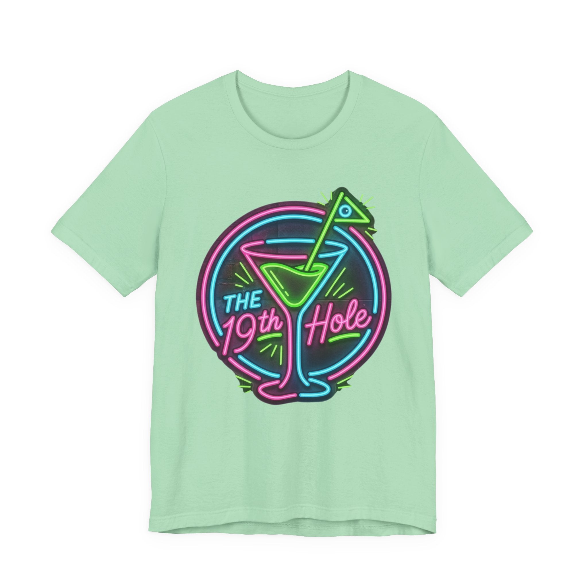 The 19th Hole Cocktail Golf T-Shirt | Golf Bar Shirt | Funny Golf Drinks Tee