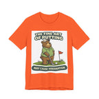 Golf Bear T-Shirt | The Fine Art of Putting May Cause Hibernation | Funny Golf Gift