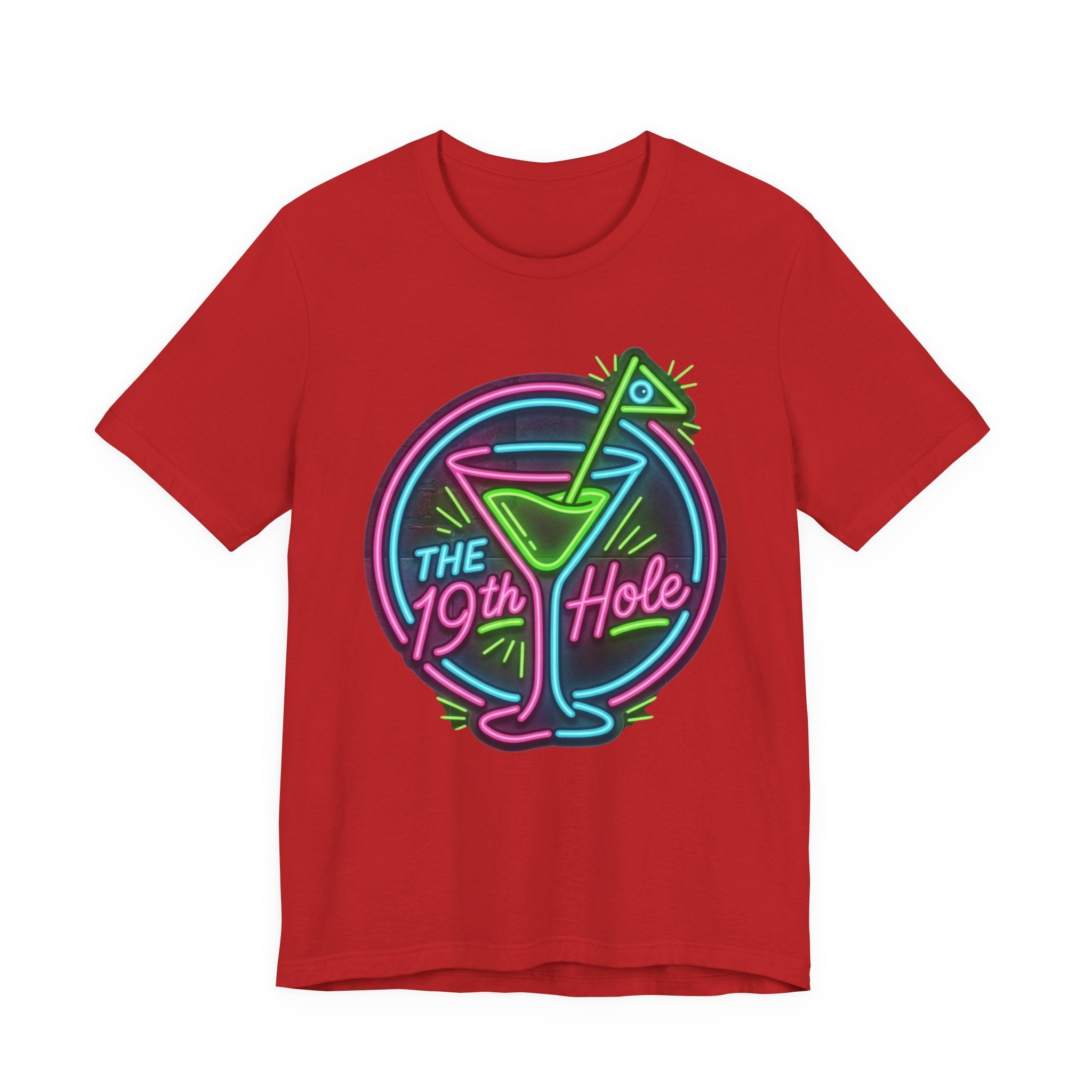 The 19th Hole Cocktail Golf T-Shirt | Golf Bar Shirt | Funny Golf Drinks Tee