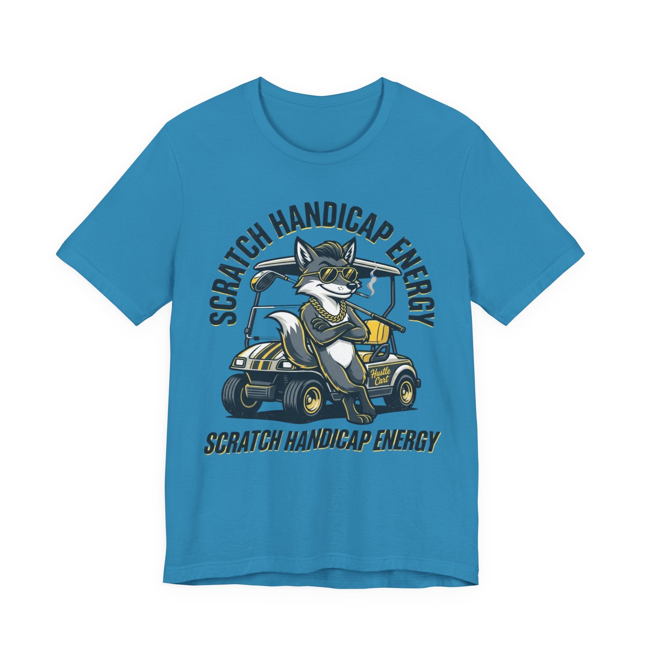 Scratch Handicap Energy Funny Golf T-Shirt | Low Handicap Humor | Golf Gift Tee
