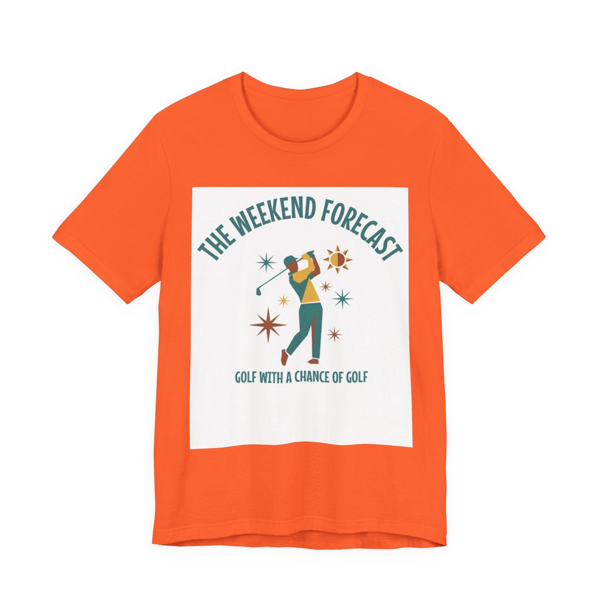The Weekend Forecast Golf T-Shirt | Golf With A Chance Of Golf | Funny Golf Gift