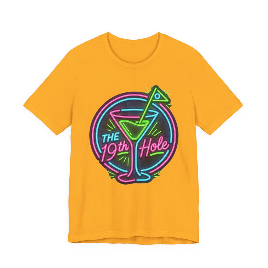 The 19th Hole Cocktail Golf T-Shirt | Golf Bar Shirt | Funny Golf Drinks Tee