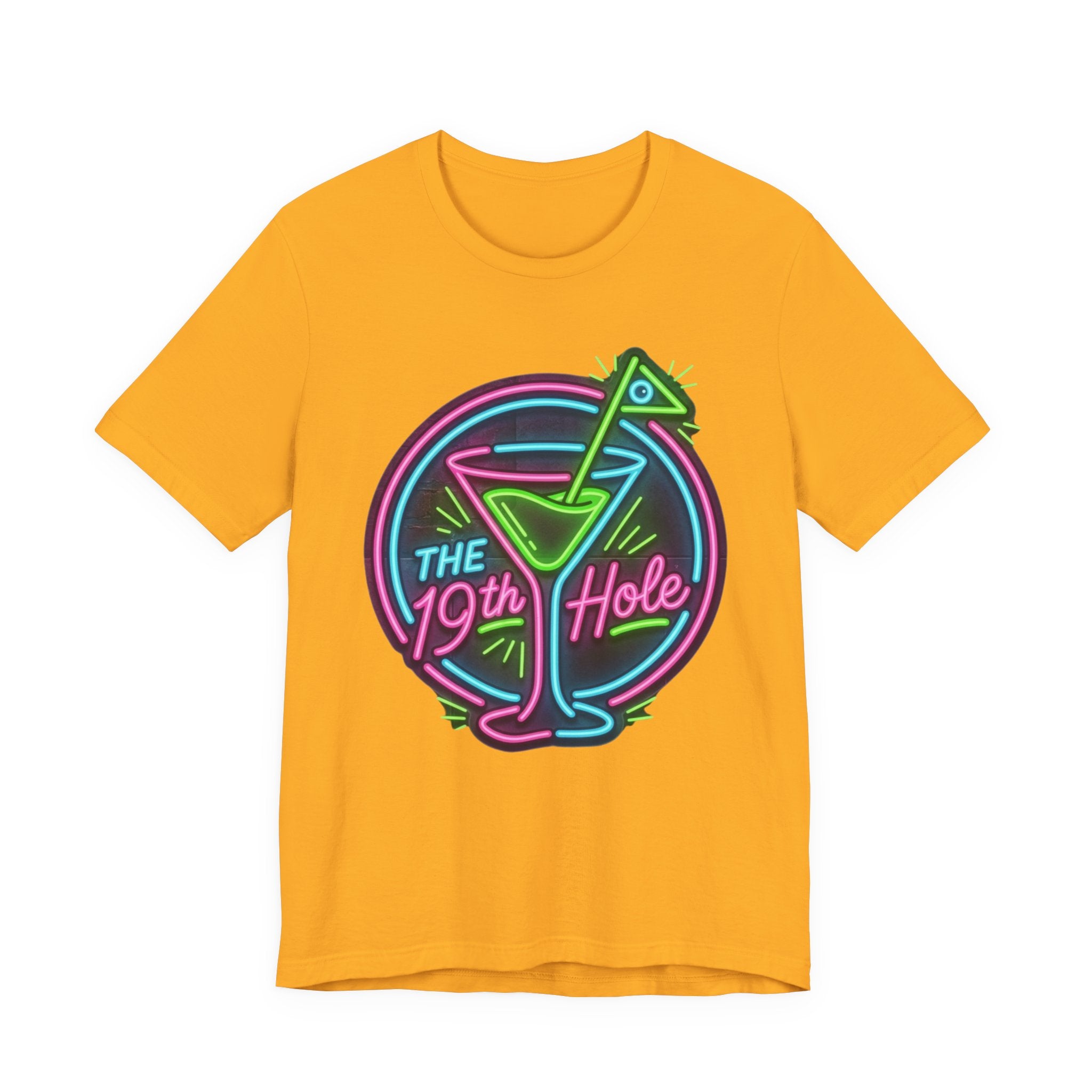 The 19th Hole Cocktail Golf T-Shirt | Golf Bar Shirt | Funny Golf Drinks Tee