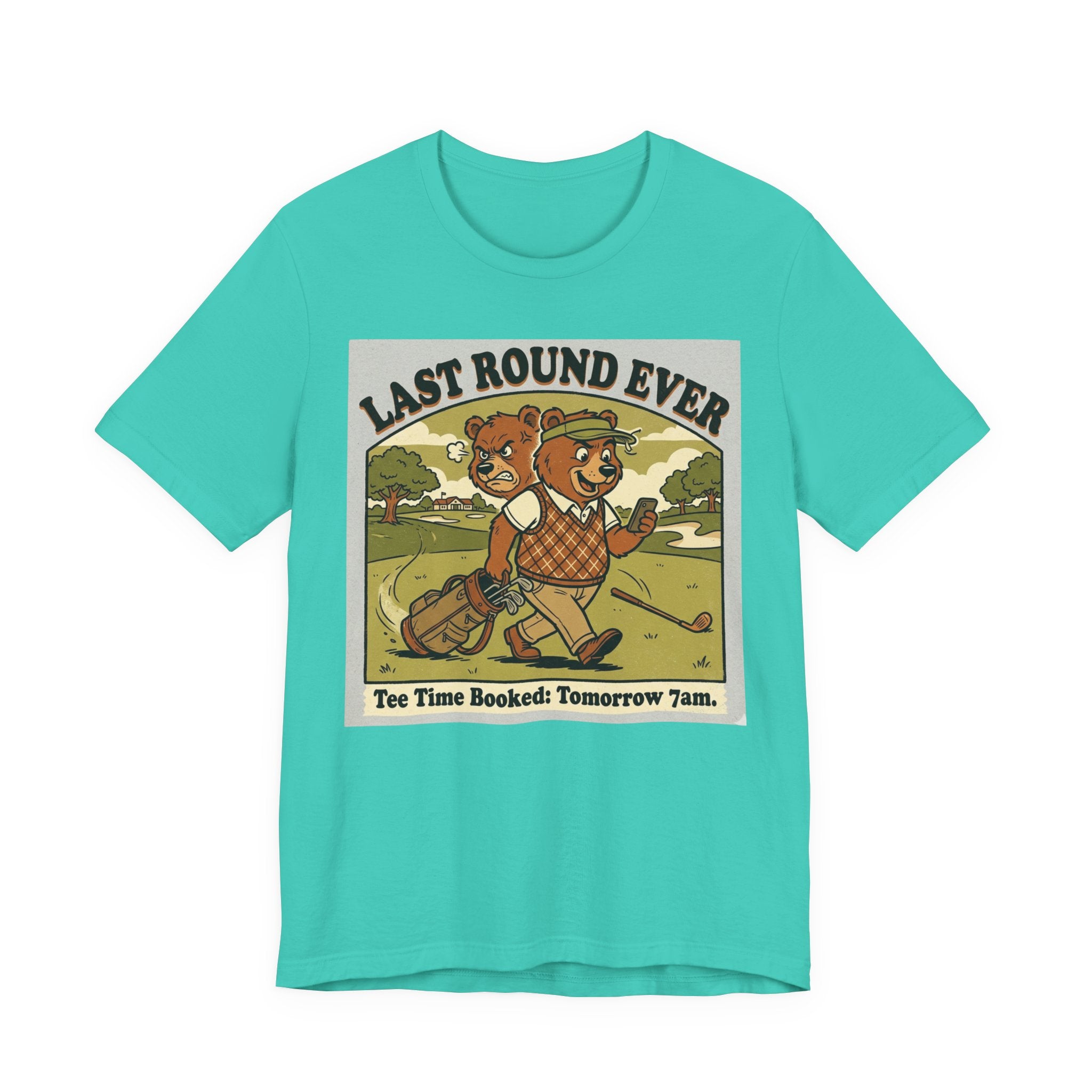 Last Round Ever Funny Golf T-Shirt | Golfer Gift | Tee Time Humor Tee