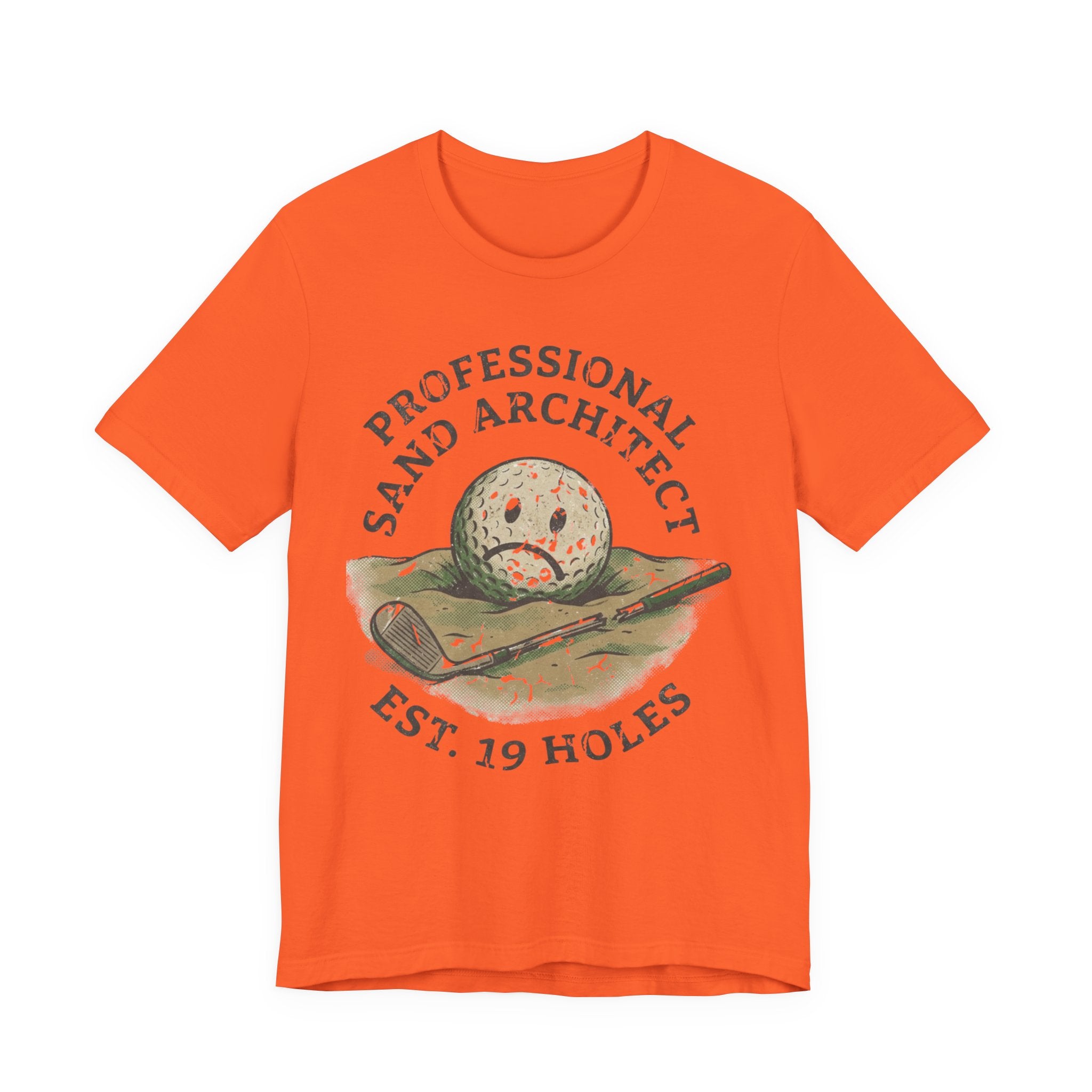 Professional Sand Architect Golf T-Shirt | Funny Bunker Golf Tee | Golf Gift