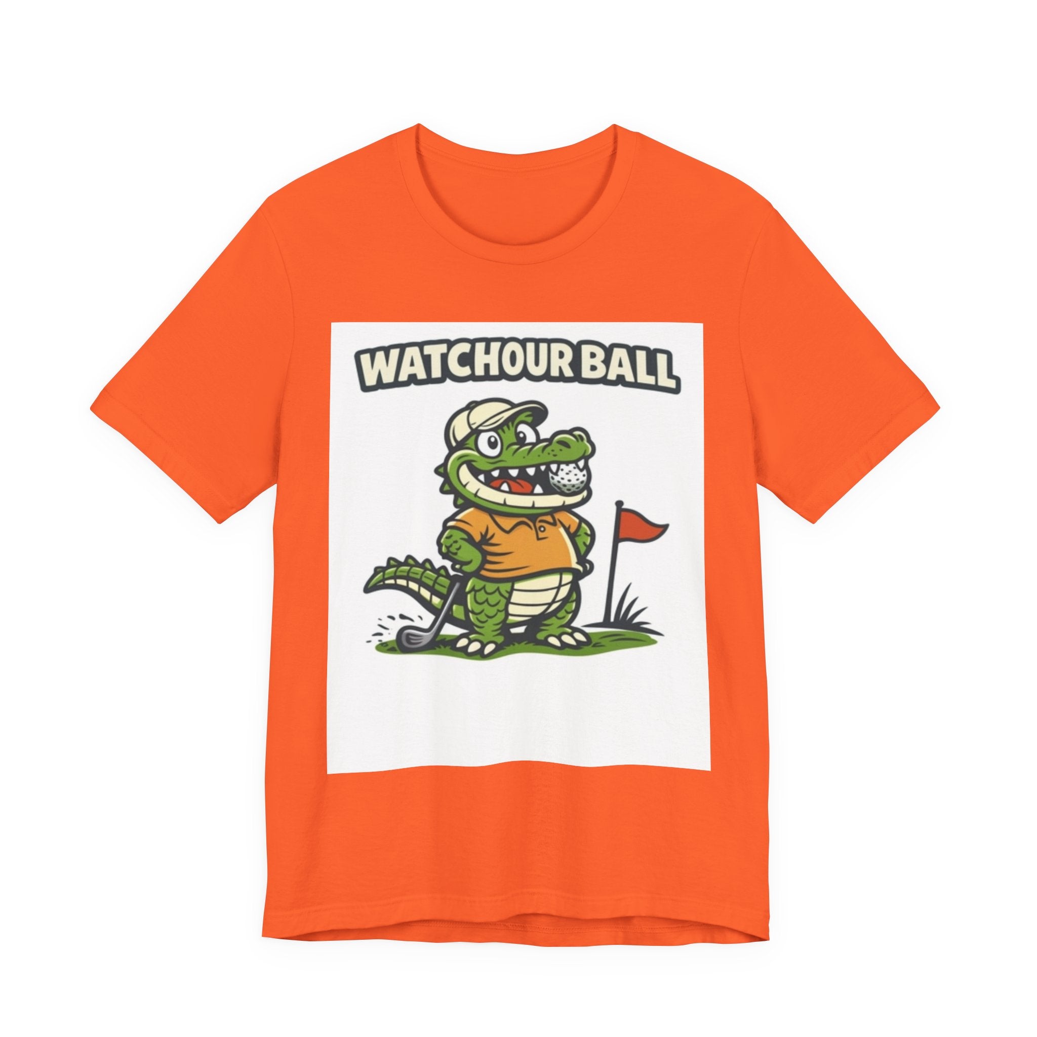 Watch Your Ball Golf T-Shirt | Funny Alligator Golf Tee | Golf Humor Gift