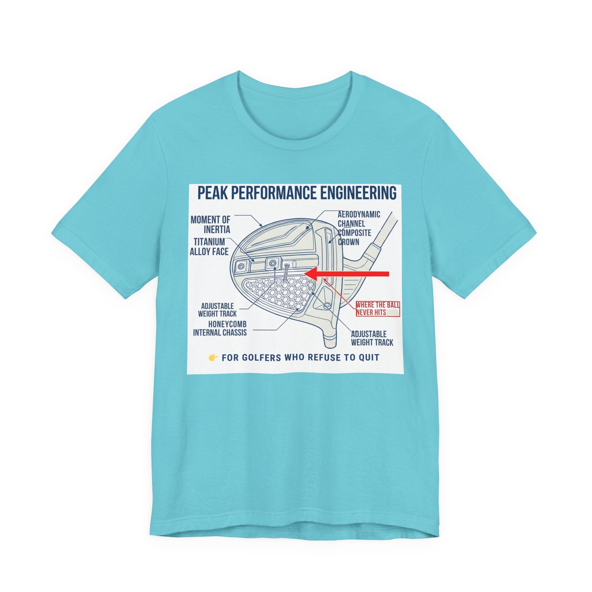 Peak Performance Engineering Golf T-Shirt | Funny Golf Shirt | Golf Gift