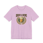 Birdies & Brews Golf T-Shirt | Vintage Beer Mug Crest Tee | Funny Golf Gift For Him