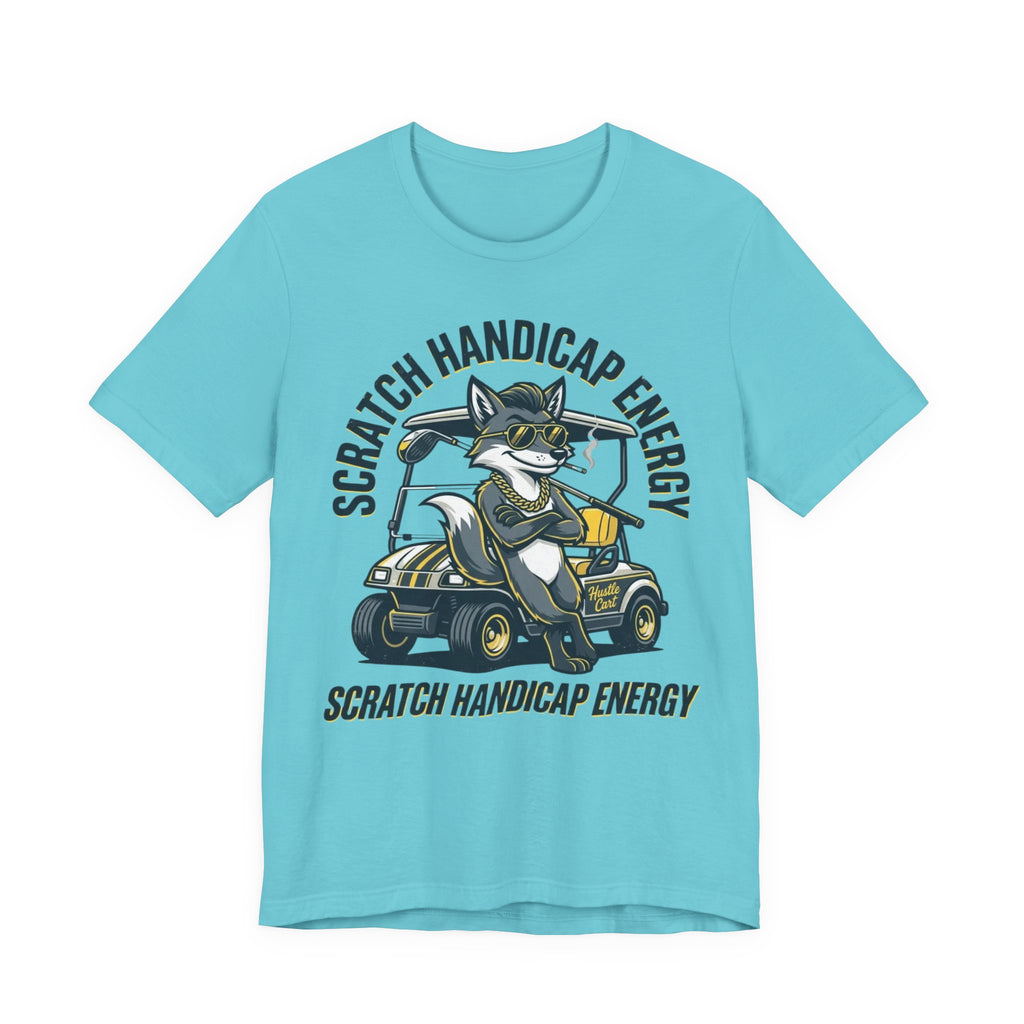 Scratch Handicap Energy Funny Golf T-Shirt | Low Handicap Humor | Golf Gift Tee