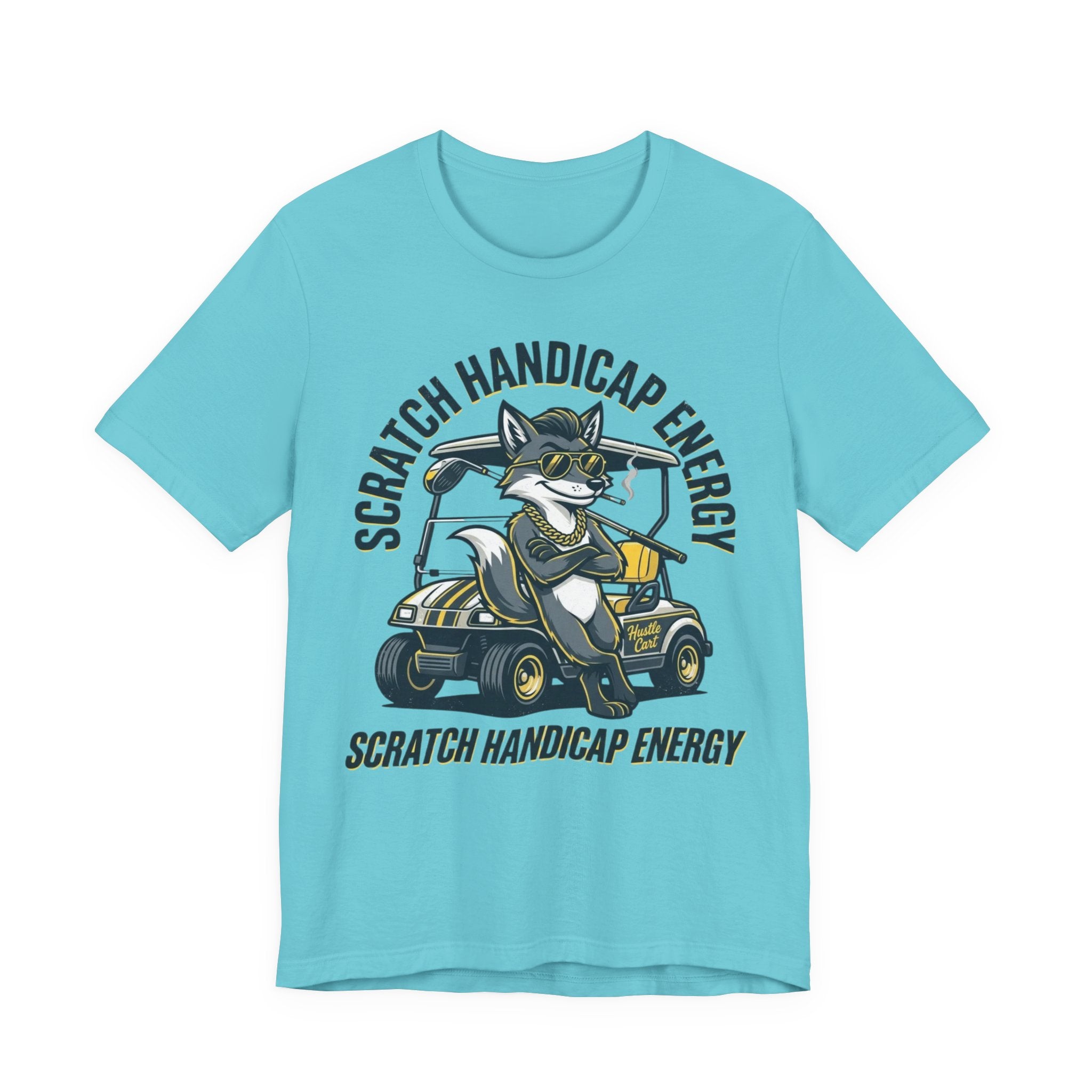 Scratch Handicap Energy Funny Golf T-Shirt | Low Handicap Humor | Golf Gift Tee
