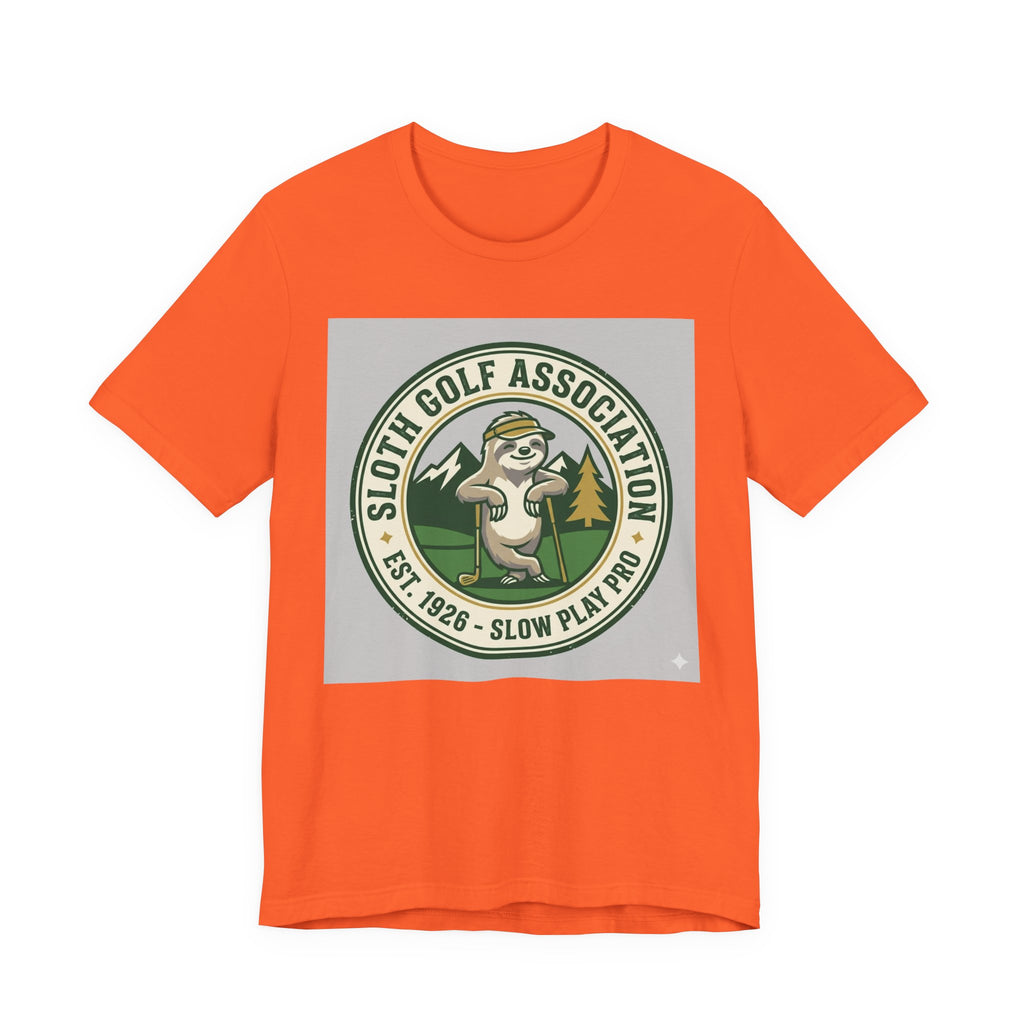 Sloth Golf Association Funny Golf T-Shirt | Slow Play Humor | Golfer Gift Tee