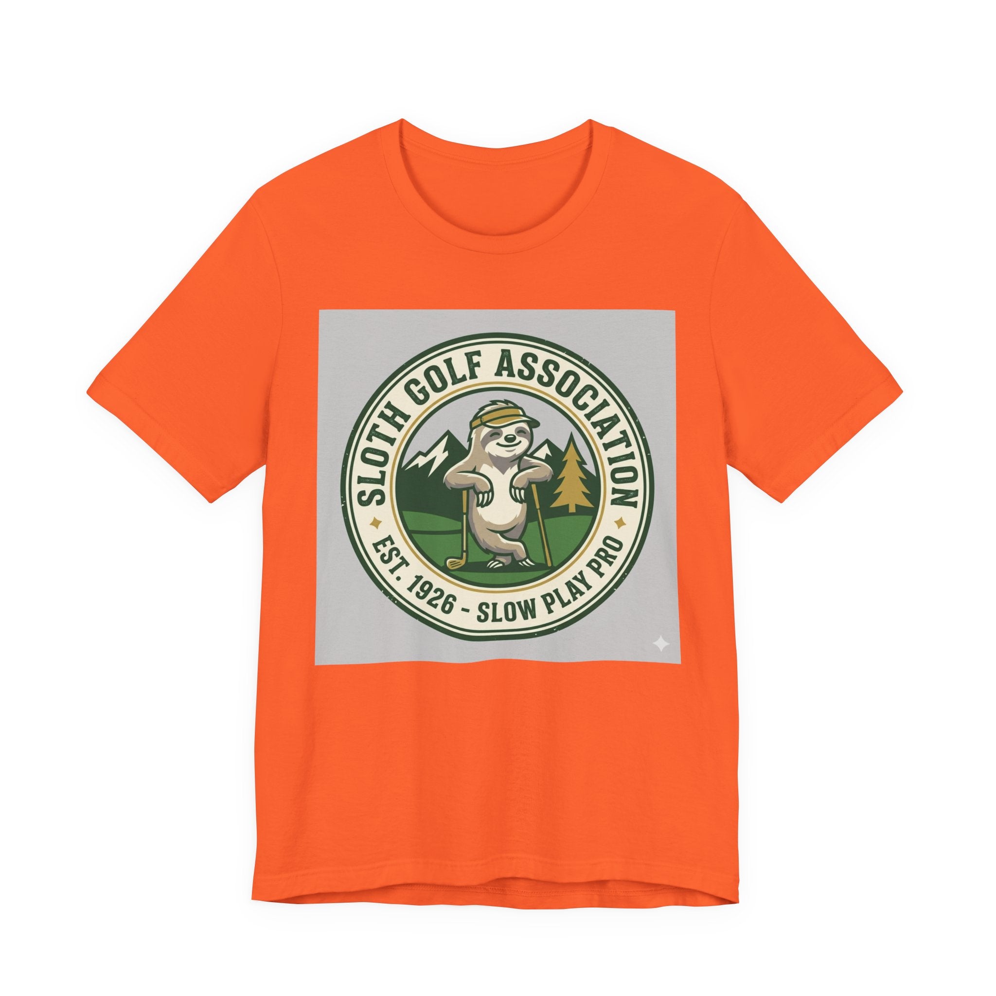 Sloth Golf Association Funny Golf T-Shirt | Slow Play Humor | Golfer Gift Tee