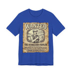 Wanted: The Scorecard Fiddler Golf T-Shirt | Crimes Against Golf | Wild Green Golf