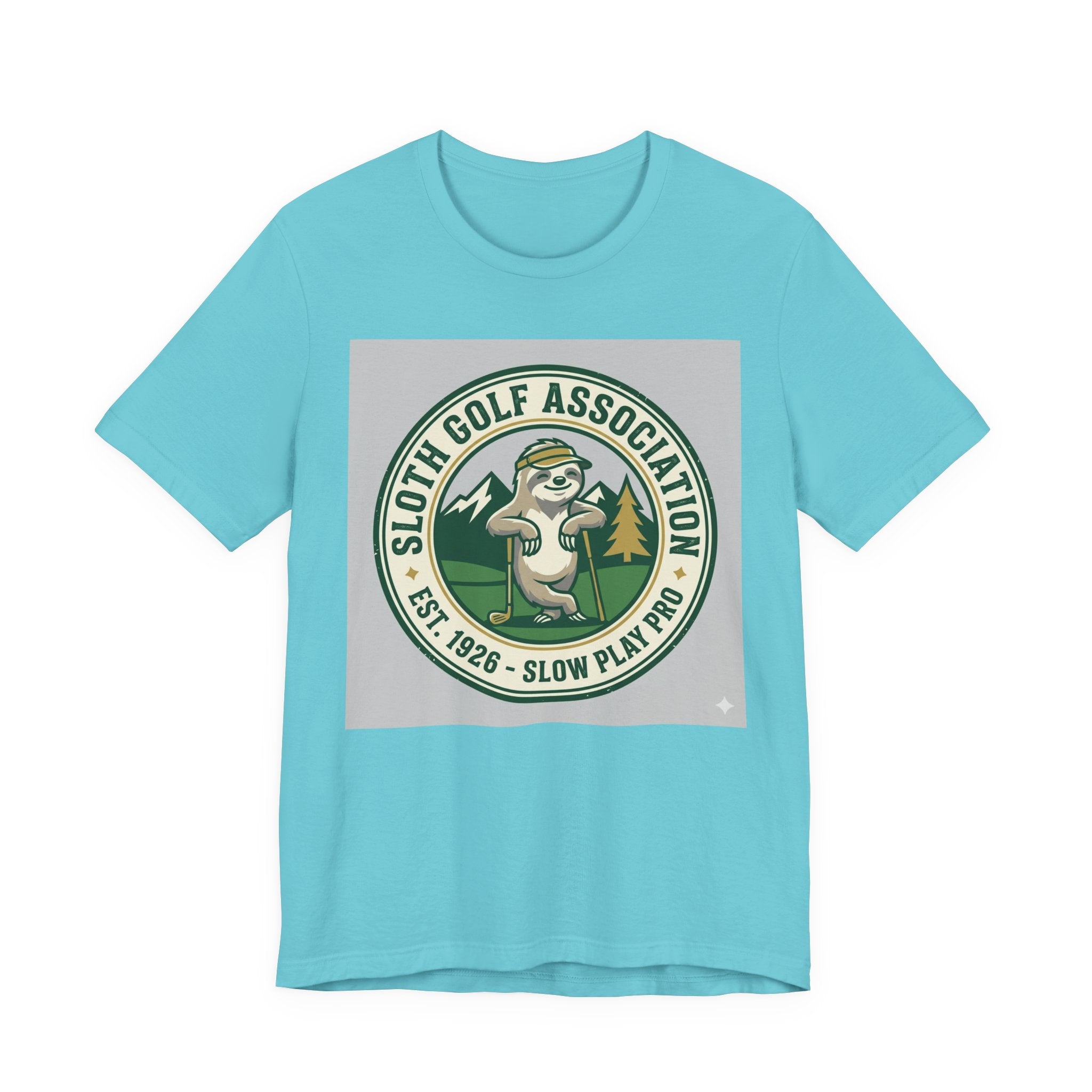 Sloth Golf Association Funny Golf T-Shirt | Slow Play Humor | Golfer Gift Tee