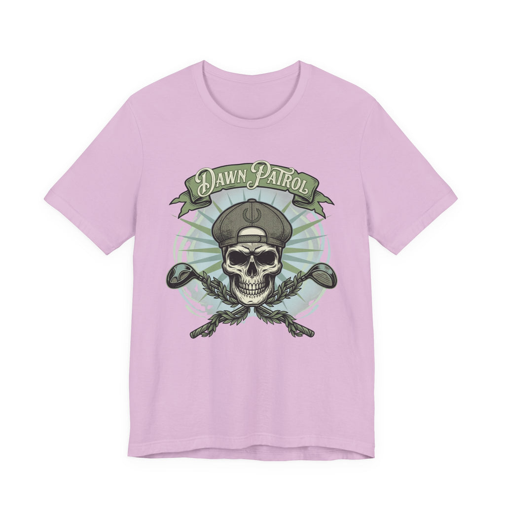 Dawn Patrol Golf T-Shirt | Skull Golfer Vintage Tee | Wild Green Golf