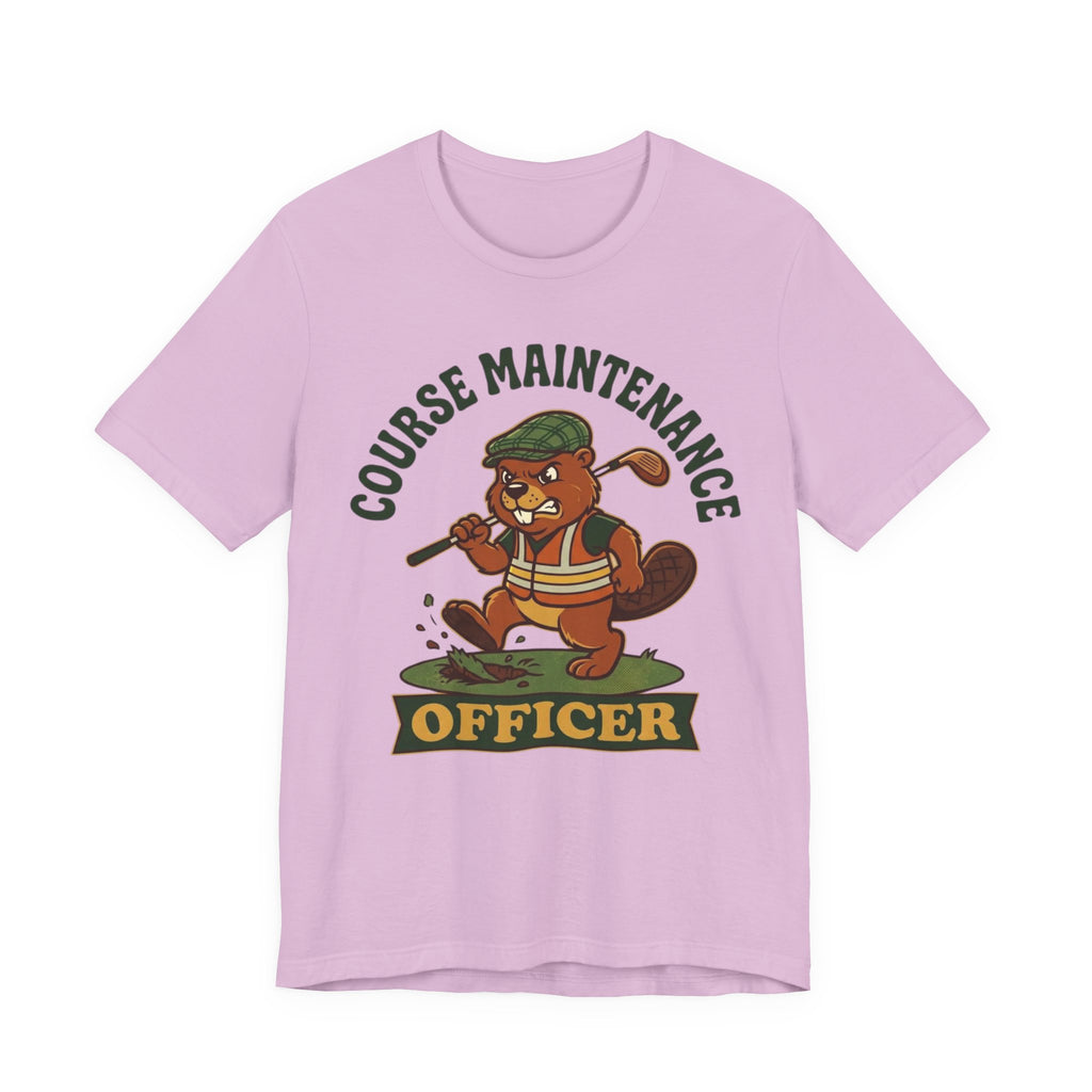 Course Maintenance Officer Funny Golf T-Shirt | Golf Divot Humor | Golfer Gift Tee