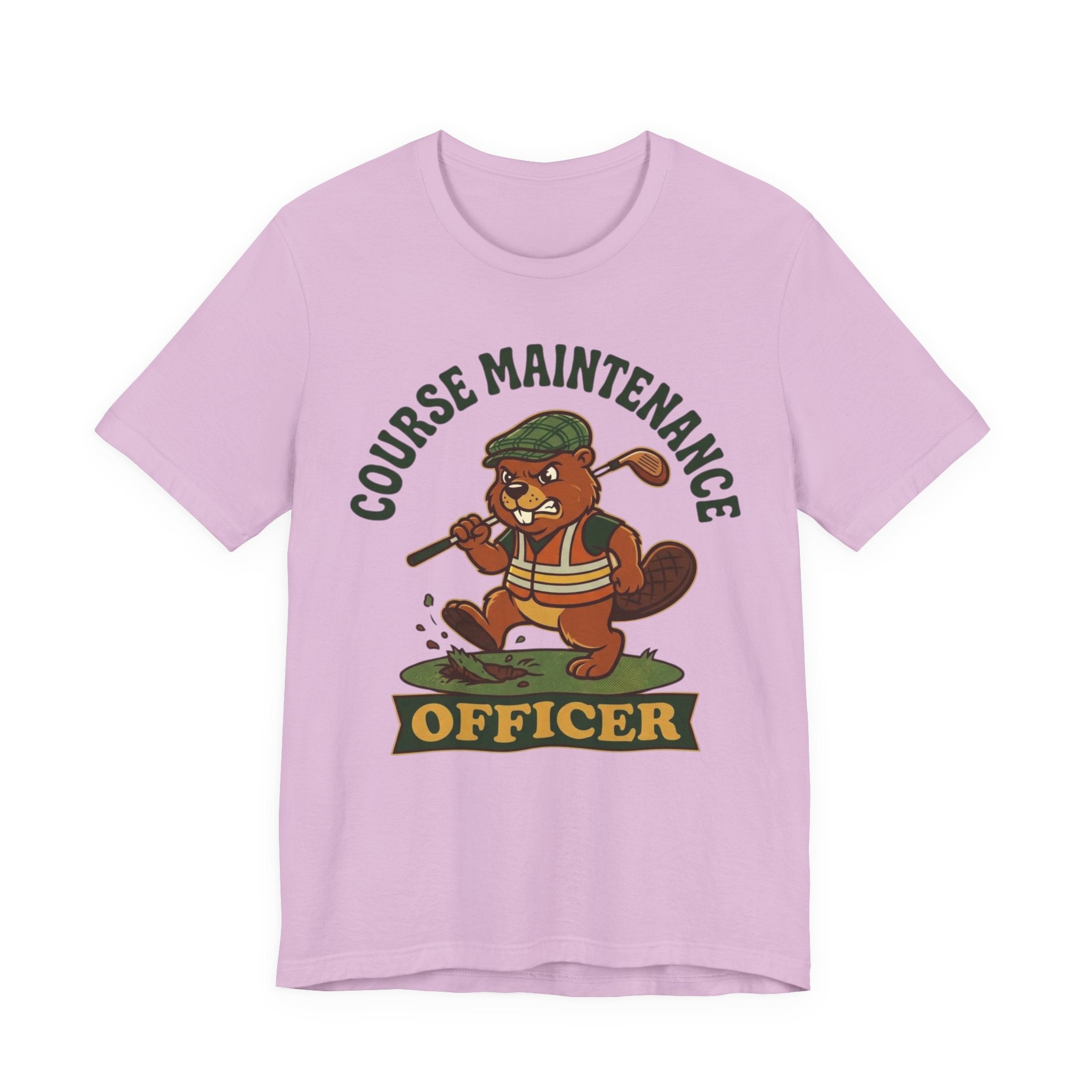 Course Maintenance Officer Funny Golf T-Shirt | Golf Divot Humor | Golfer Gift Tee