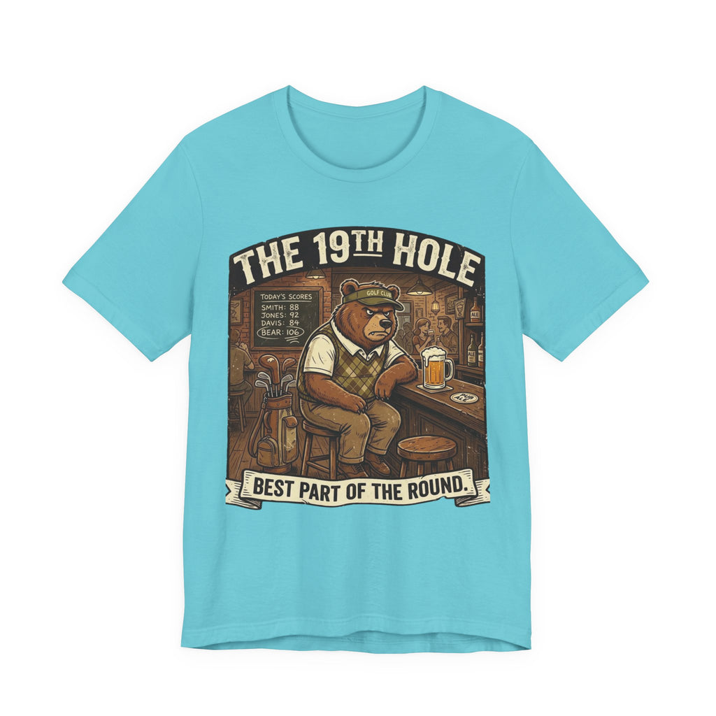 The 19th Hole Funny Golf T-Shirt | Golf Bar Humor | Golfer Gift Tee