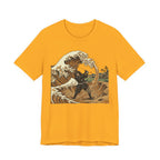 Bunkered Golf T-Shirt | Samurai Great Wave Bunker Tee | Golf Legend Series | Wild Green Golf