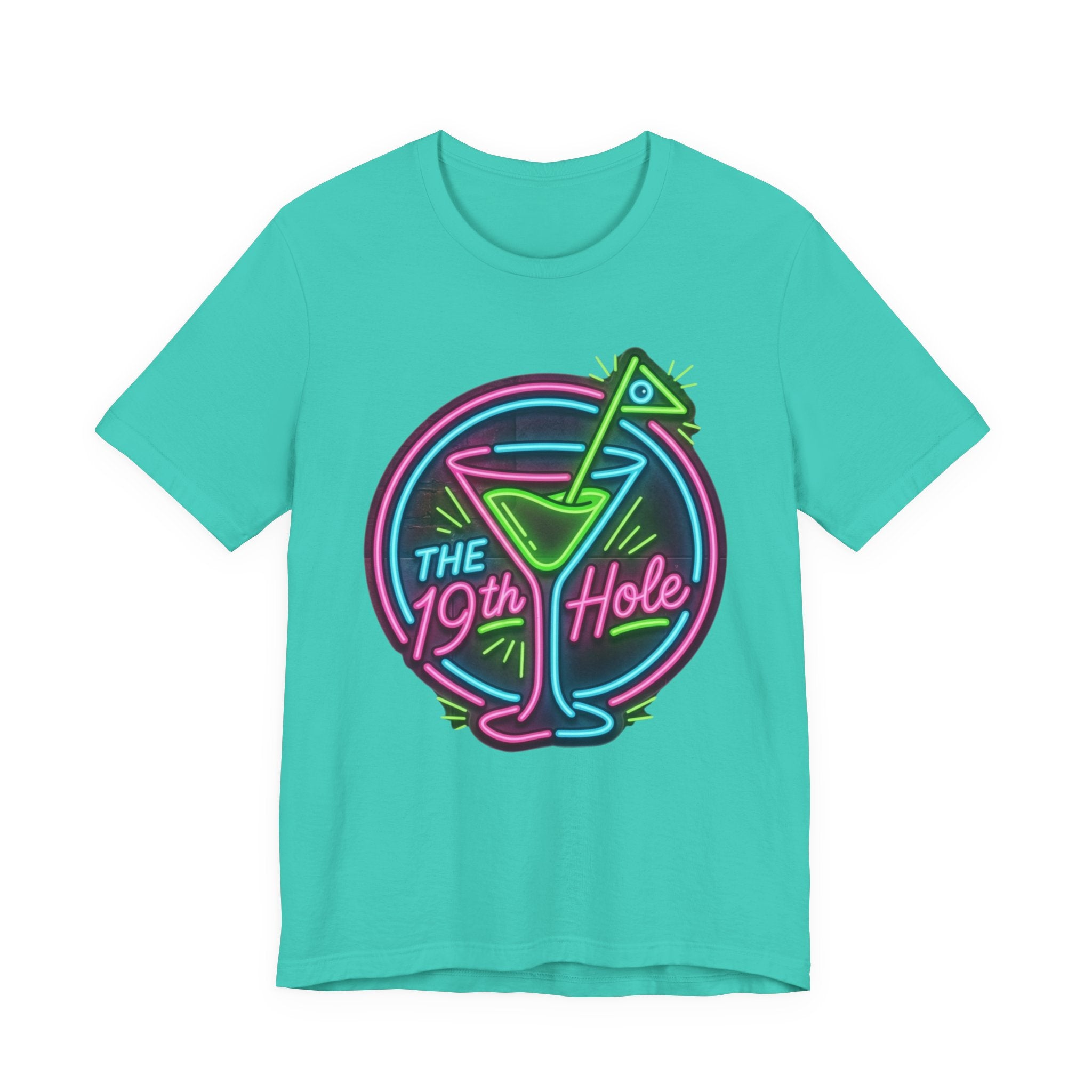 The 19th Hole Cocktail Golf T-Shirt | Golf Bar Shirt | Funny Golf Drinks Tee